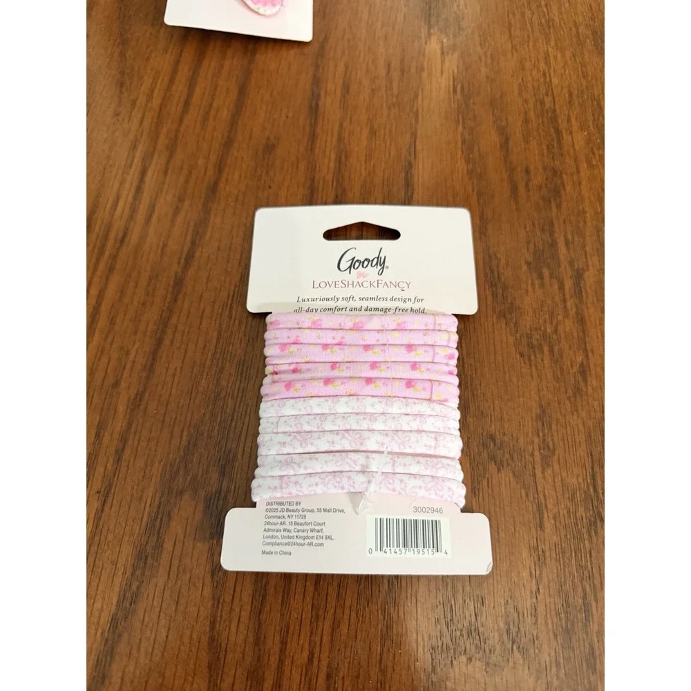 LoveShackFancy x Goody Target Blooming Heirloom Hair Clip and Elastics Ponytail